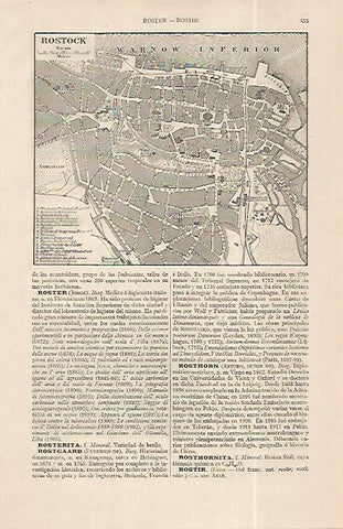 LAMINA ESPASA 19272: Plano de Rostock