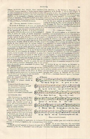 LAMINA ESPASA 19354: Himno nacional de Rumania