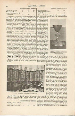 LAMINA ESPASA 19503: Silleri y caliz de Santoyo en Palencia