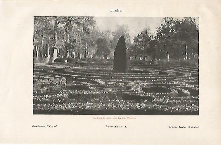 LAMINA ESPASA 19729: Jardines de Aranjuez