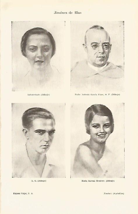 LAMINA ESPASA 19740: Dibujos por Jimenez de Blas