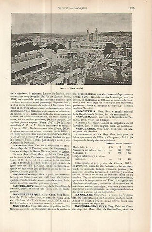 LAMINA ESPASA 10697: Vista parcial de Nancy Francia
