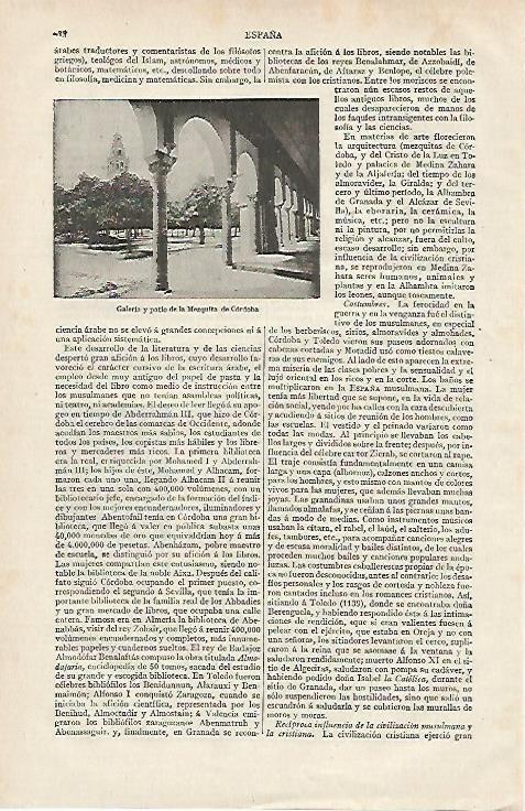 LAMINA ESPASA 19940: Mezquita de Cordoba