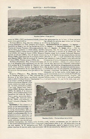 LAMINA ESPASA 15967: Vista de Rapolano Italia