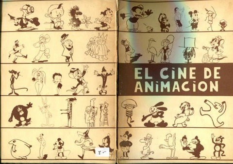 El cine de Animacion: Historia cronologica del cinema d'animacion (las hojas estan sueltas)