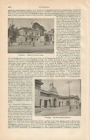 LAMINA ESPASA 2241: Edificios de Guatemala