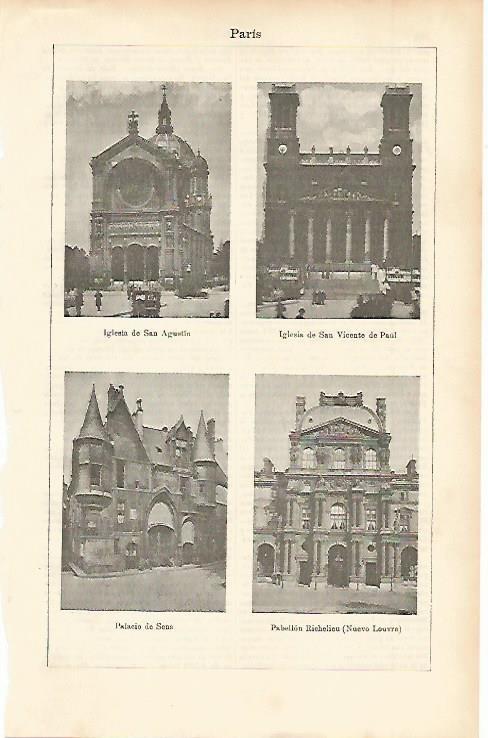 LAMINA ESPASA 2272: Edificios emblematicos de Paris