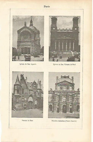 LAMINA ESPASA 2272: Edificios emblematicos de Paris