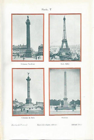 LAMINA ESPASA 2280: Monumentos emblematicos de Paris