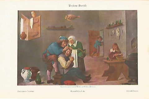 LAMINA ESPASA 2746: Operacion quirurgica por Teniers