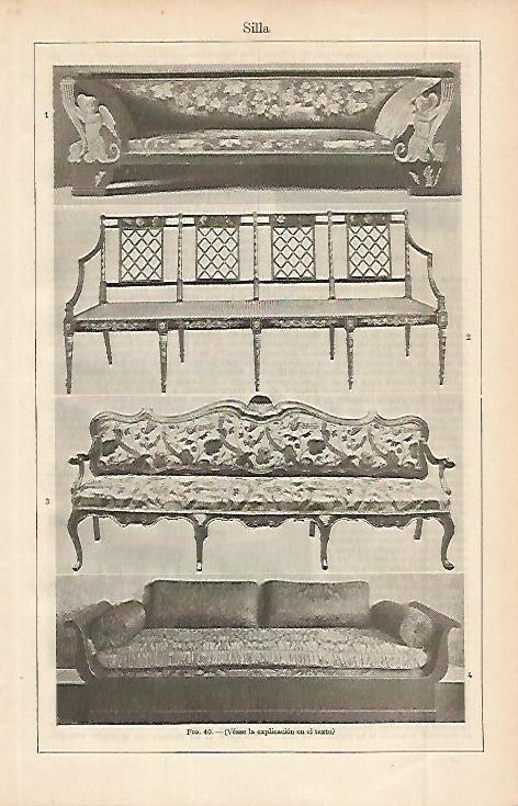 LAMINA ESPASA 2586: Modelos de sillones