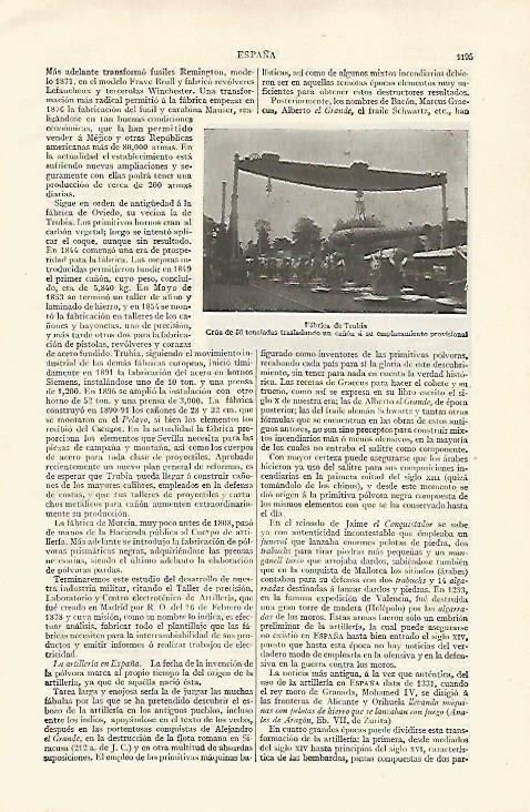 LAMINA ESPASA 20009: Fabrica de Trubia