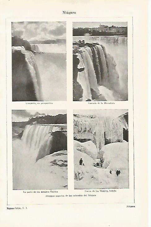 LAMINA ESPASA 20141: Cataratas del Niagara