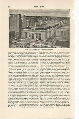 LAMINA ESPASA 20322: Grand Central de Nueva York