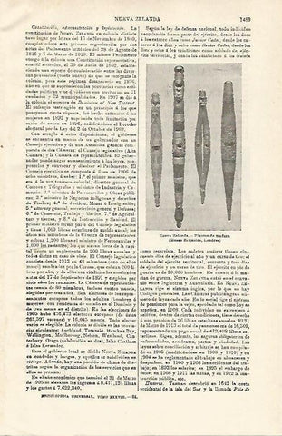 LAMINA ESPASA 20342: Flautas de madera de Nueva Zelanda