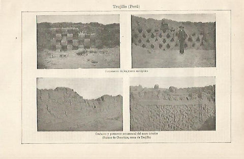 LAMINA ESPASA 20541: Ruinas de Chan Chan Peru
