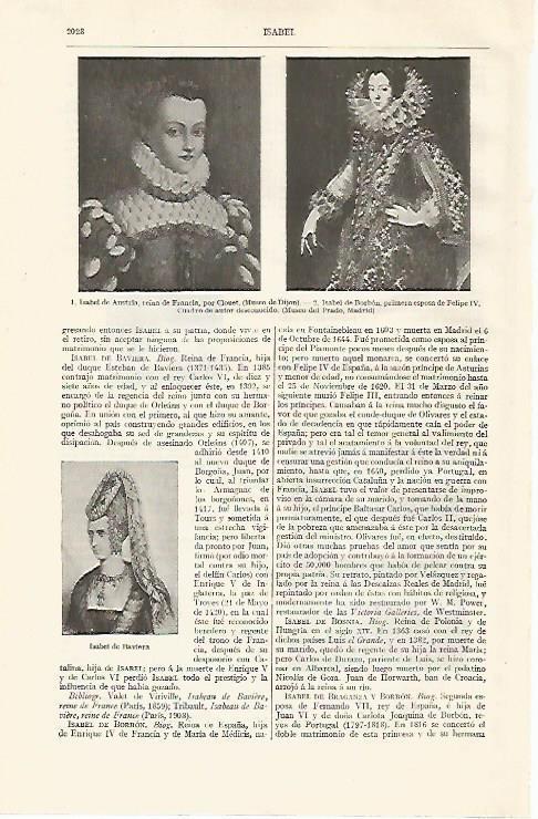 LAMINA ESPASA 20856: Isabel reina de Francia