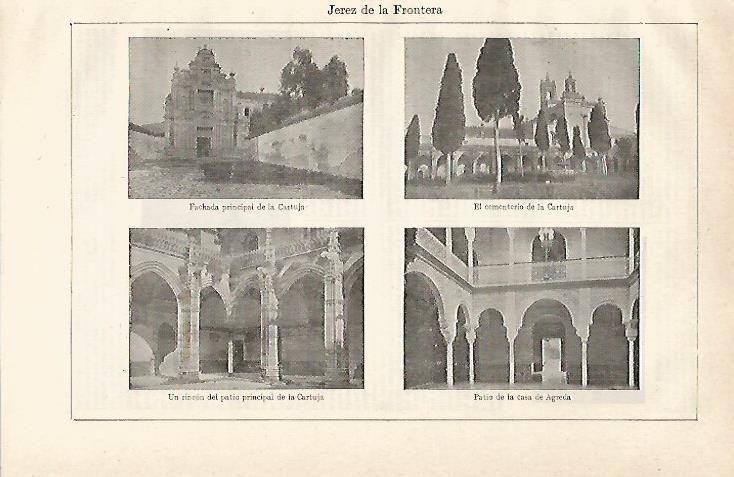 LAMINA ESPASA 21011: Cartuja de Jerez de la Frontera