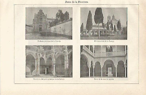 LAMINA ESPASA 21011: Cartuja de Jerez de la Frontera