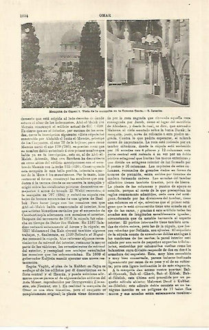 LAMINA ESPASA 21396: Mezquita de Omar