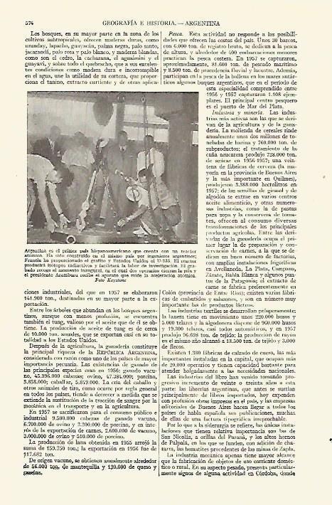 LAMINA ESPASA 21664: Reactor atomico de Argentina