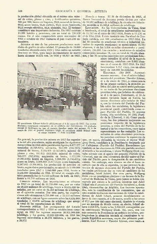 LAMINA ESPASA 21670: Funeral del presidente Korner en Austria