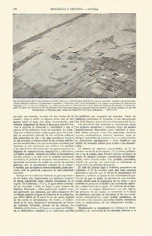 LAMINA ESPASA 21713: Inundaciones de 1957 en Valencia