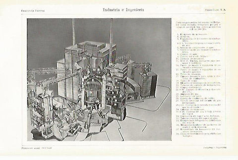 LAMINA ESPASA 21816: Reactor de Berkeley refrigerado por gas