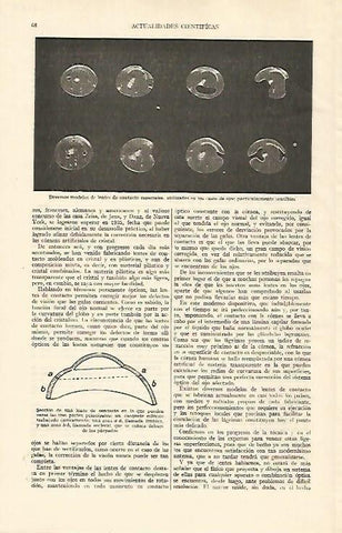 LAMINA ESPASA 21884: Modelos de lentes de contacto