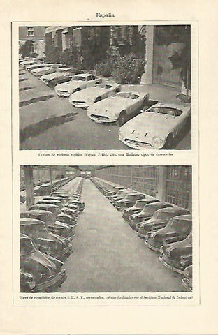 LAMINA ESPASA 22024: Pegaso Z-102 con diferentes carrocerias