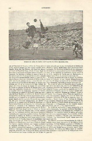 LAMINA ESPASA 22135: Remate de Kubala en el Barcelona-Celta