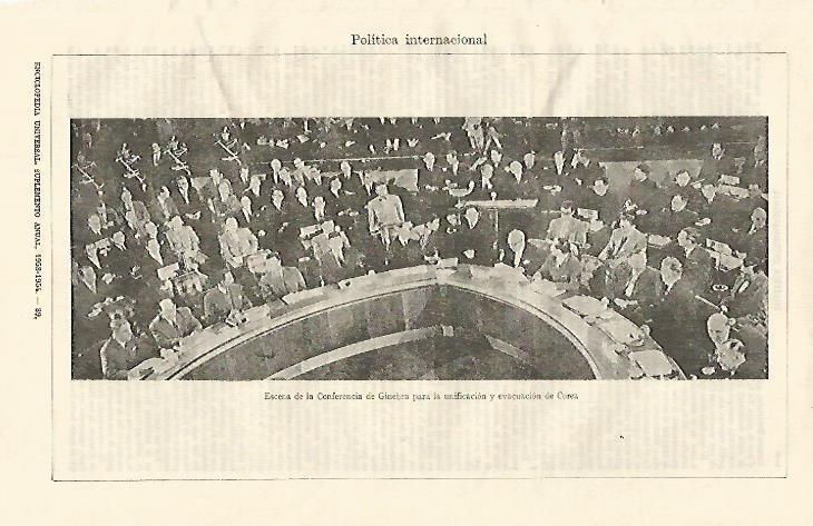 LAMINA ESPASA 22197: Conferencia de Ginebra para la unificacion de Corea