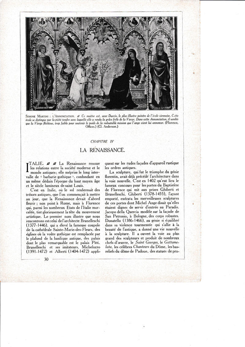LAMINA 30185: Simone Martini L Annonciation