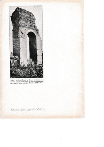 LAMINA 30104: Frejus La Puerta Dorada
