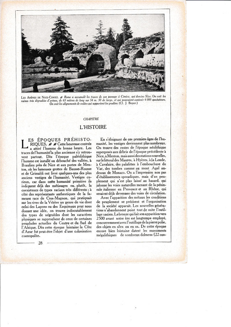 LAMINA 30116: Les Arenes de Nice-Cimiez