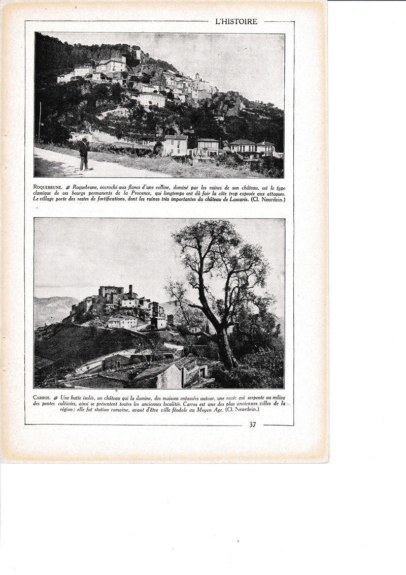 LAMINA 30121: Roquebrune Carros
