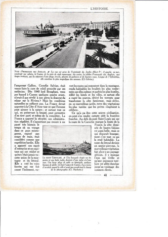 LAMINA 30123: Nive Promenade des Anglais Le Mont Chevalier