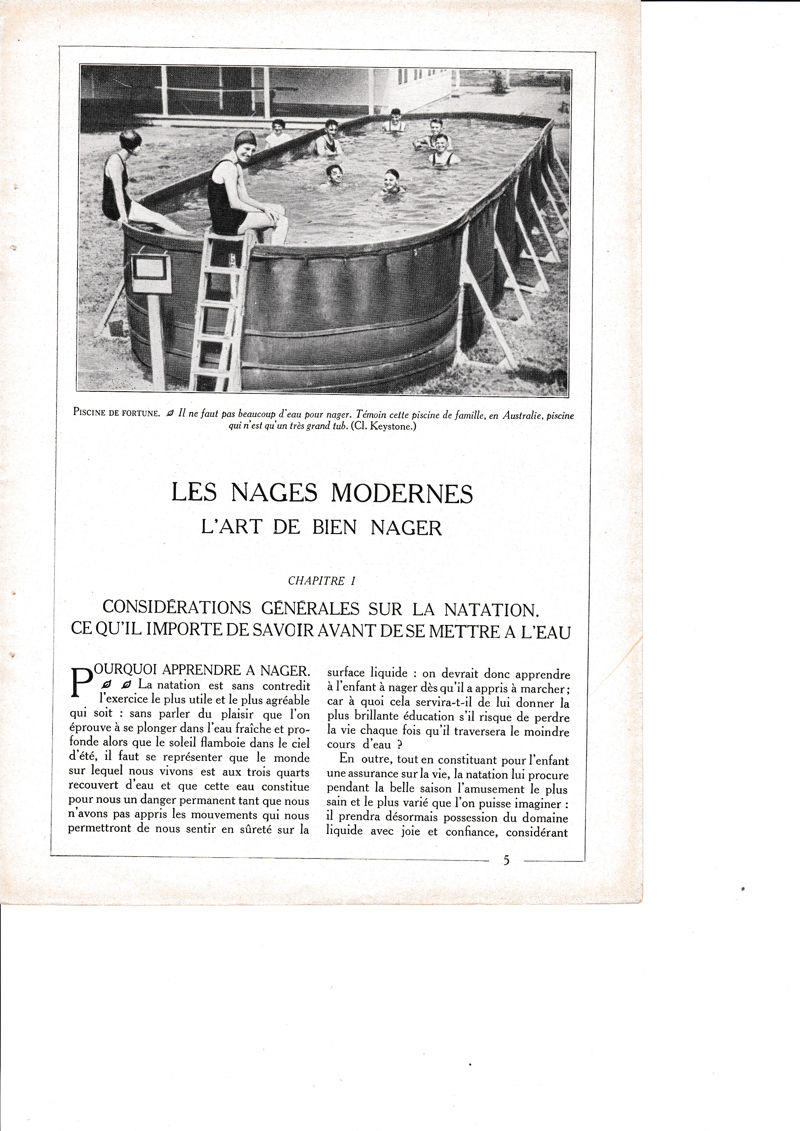LAMINA 30139: Piscine de fortune