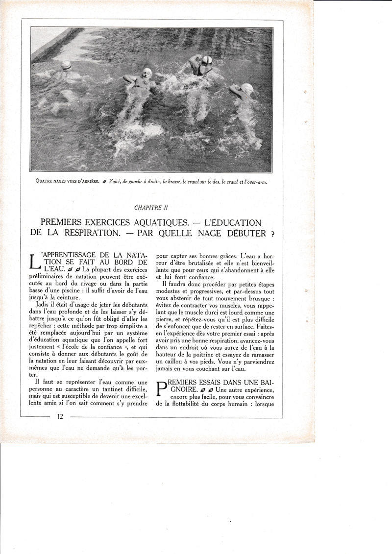 LAMINA 30142: Quatre nages vues d arriere