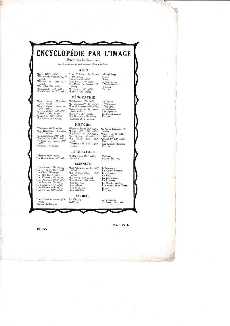 LAMINA 30169: Encyclopedie par l image contratapa