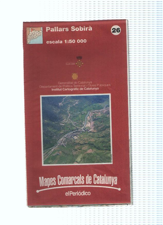 Mapes Comarcals de Catalunya numero 26: Pallars Sobia