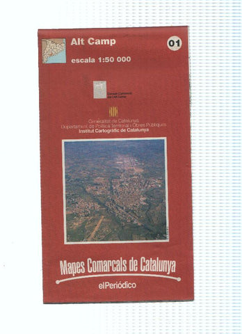 Mapes Comarcals de Catalunya numero 01: Alt Camp