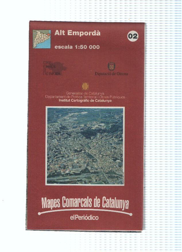 Mapes Comarcals de Catalunya numero 02: Alt Emporda