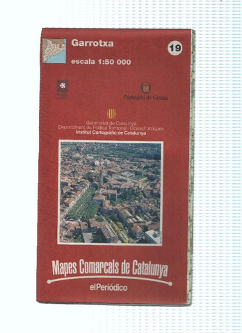Mapes Comarcals de Catalunya numero 19: Garrotxa