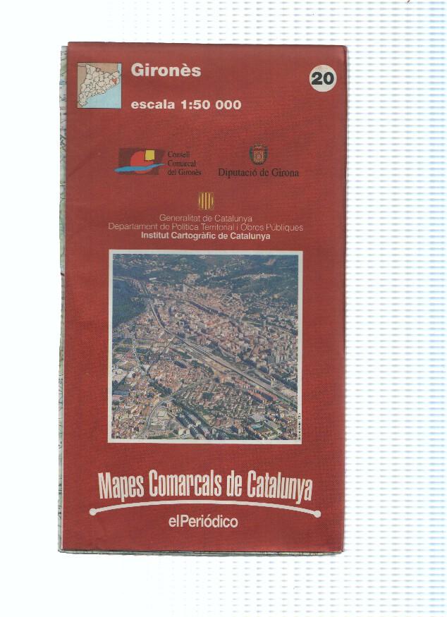 Mapes Comarcals de Catalunya numero 20: Girones