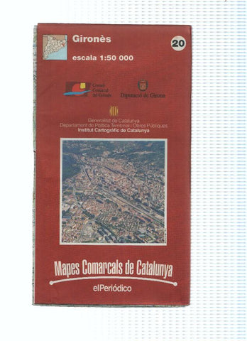 Mapes Comarcals de Catalunya numero 20: Girones