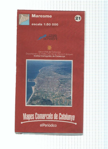 Mapes Comarcals de Catalunya numero 21: Maresme