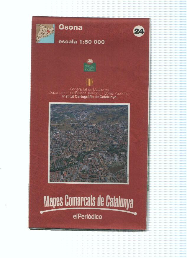 Mapes Comarcals de Catalunya numero 24: Osona