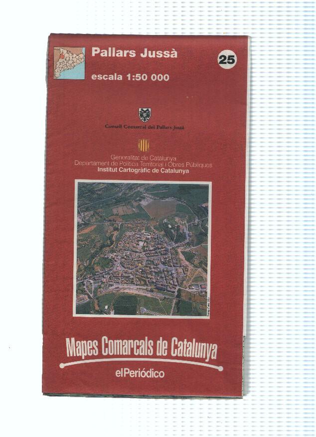 Mapes Comarcals de Catalunya numero 25: Pallars Jussa