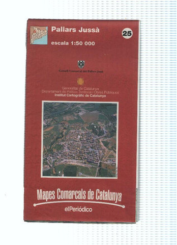 Mapes Comarcals de Catalunya numero 25: Pallars Jussa